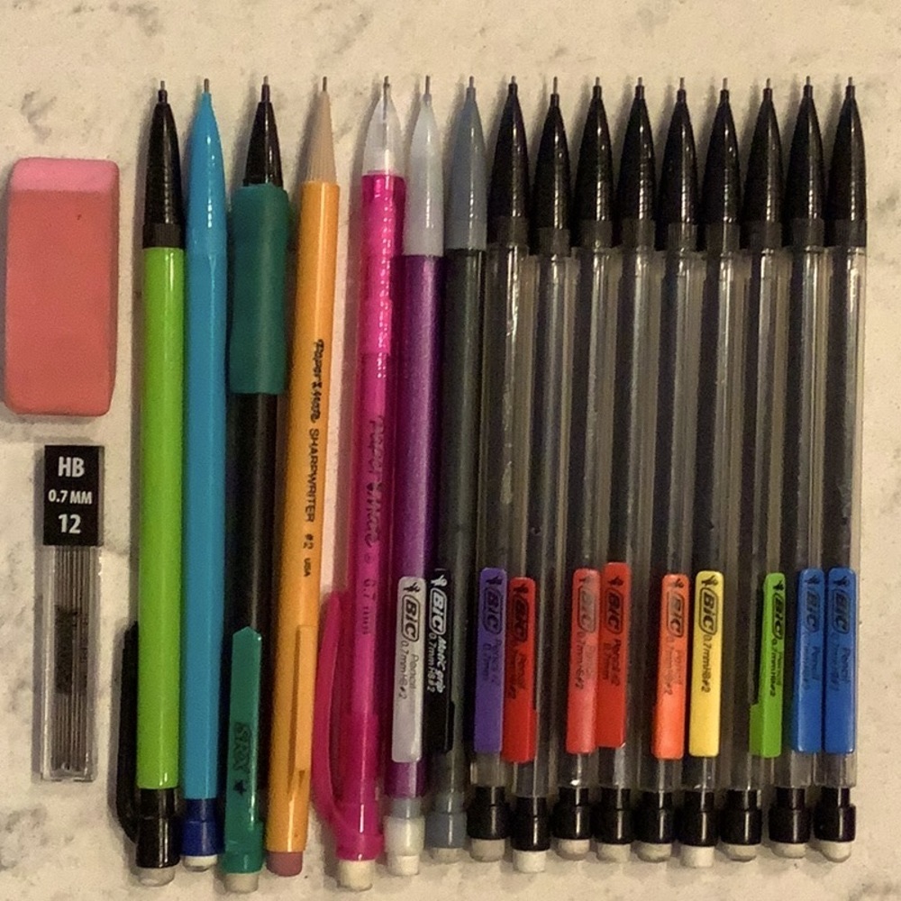 Mechanical Pencils ✏️ Bundle of 16+ eraser & leads